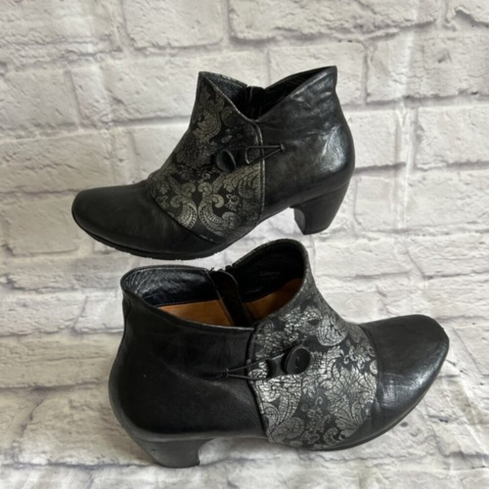 THINK! size 38 ankle boots - black and fun